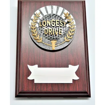 Longest drive plaketa H122-G15-FG051 Zde napište text na štítek a zadejte do košíku. Více informací viz.POPIS v dolní části.