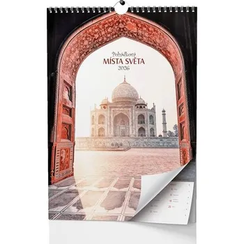 Kalendář Nástěnný kalendář 2026 Pohádková místa