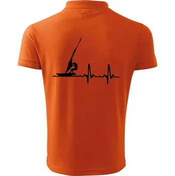Pánská košile EKG Windsurfing - Polokošile pánská Pique Polo 203 - 5XL ( Oranžová )