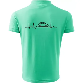 Pánská košile EKG elektromobilita - Polokošile pánská Pique Polo 203 - XL ( Mátová )