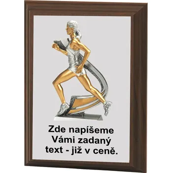 VIZINGR Atletika žena plaketa H120-L430