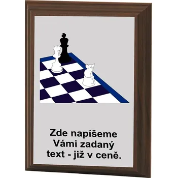 VIZINGR Šachy plaketa H120-L407