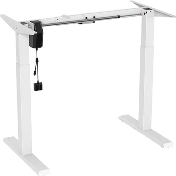 Elektricky výškově nastavitelný stůl Ergo Office, max. výška 123 cm, max. nosnost 70 kg, bez desky, bílý, ER-403W