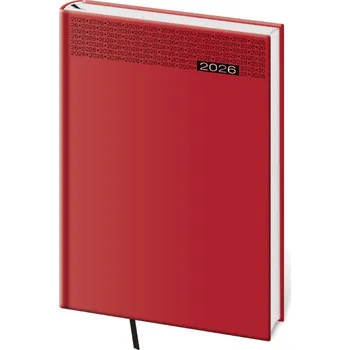 Kancelářské potřeby Týdenní diář 2026 Helma A5 - Gommato červený