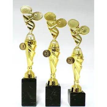 Stolní tenis trofeje s pořadím 118-P416 Zde napište text na štítky a součet zadejte do košíku. Více informací viz.POPIS v dolní části.