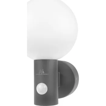 Venkovní osvětlení Maclean PIR detektor pohybu LED lampa šedá 15W IP65 1600lm 4000K