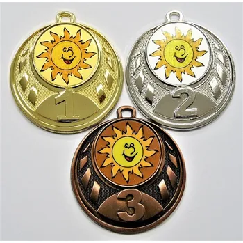 Sluníčko medaile D43-L12 Zde napište text na štítek a zadejte do košíku. Více informací viz.POPIS v dolní části.