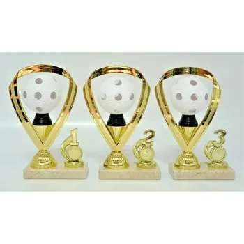 Florbal trofeje 90-P511-MULTI Zde napište text na štítky a součet zadejte do košíku. Více informací viz.POPIS v dolní části.