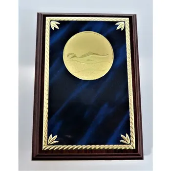 Plavání plaketa H122-G181-15 Zde napište text na štítek a zadejte do košíku. Více informací viz.POPIS v dolní části.