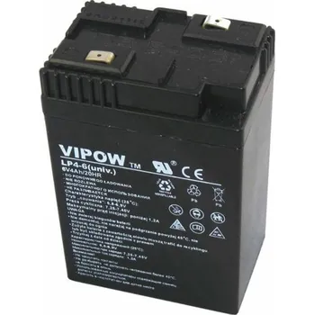 Záložní baterie Gelová baterie Vipow, bezúdržbová, dlouhá životnost, 6V 4Ah, BAT0204