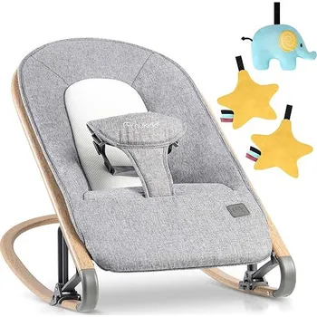 Křeslo Nukido Houpací křeslo s hračkami, šedé