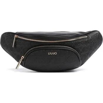 Kabelka Liu Jo ledvinka vytlačené logo černá