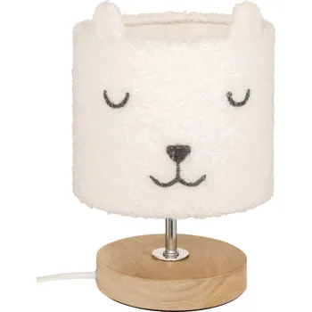 Lampička Atmosphera for kids Noční lampička pro děti TOXEY, medvídek s ušima, Ø 15 cm