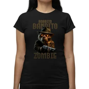 Žertovný předmět Bobrito Bandito Zombie - Italian Brainrot - bobr bandita - dámské tričko s potiskem- Tričkový.cz