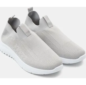 Dámské tenisky Sinsay - Tenisky slip on - šedá - 347EL-09X - 347EL-09X-40