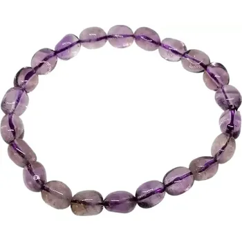 Náramek Náramek z ametystu – nepravidelné kameny, elegantní styl
