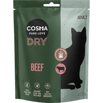 Krmivo pro kočku 400g Cosma Extruded granule hovězí