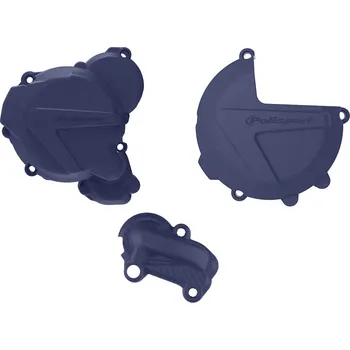 Alternátor POLISPORT sada krytu alternátoru a spojky HUSQVARNA TE 250/300 19-23 barva tmavě modrá (POLISPORT sada krytu alternátoru a spojky HUSQVARNA TE 250/300 19-23 barva tmavě modrá)