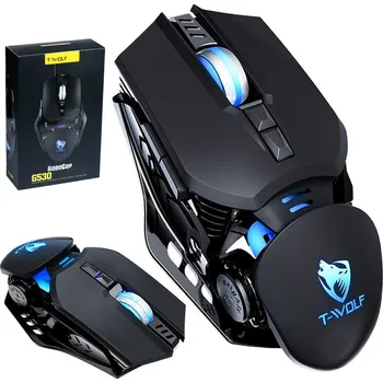 Myš Interlook G530 | Herní počítačová myš, drátová, optická, USB | RGB LED podsvícení | 1200-6400 DPI, 7 tlačítek