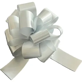 Stuha Maxi stuha stahovací 31 mm stříbrná matná