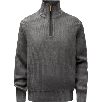 Pánský svetr Pinewood Pánský svetr Philip Knitted Velikost: S Dark Grey mel