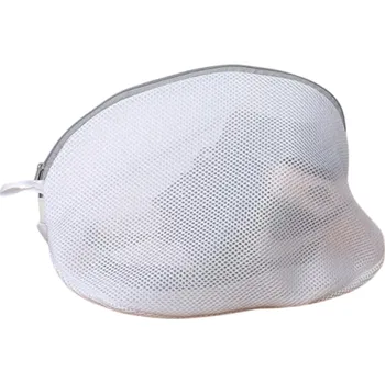 Síťovaný pytel na boty do pračky 42 x 24 x 24 cm Ochranný vak se zipem Praní obuvi v pračce Prádelní sáček Lehký a odolný materiál šedá