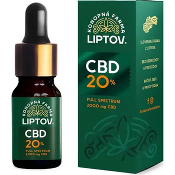 CBD Konopná Farma Liptov CBD olej / kapky 20%