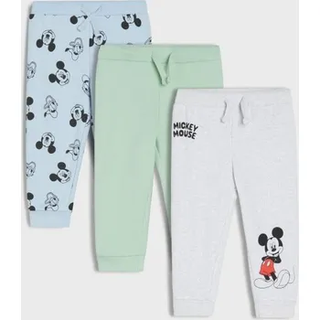 Chlapecké kalhoty Sinsay - Kalhoty 3 balení Mickey Mouse - modrá - 077FX-55X - 077FX-55X-98