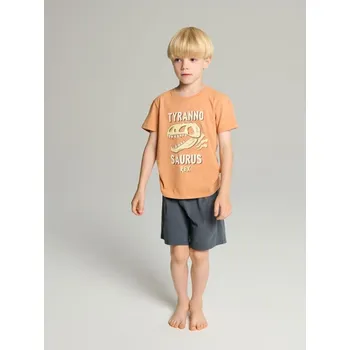 Chlapecké spodní prádlo Sinsay - Dvoudílná pyžamová souprava - oranžová - 928EV-28X - 928EV-28X-116
