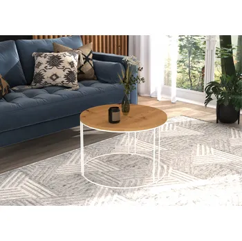 Konferenční stolek ADRK Konferenční stolek NOEL W-A 55, dub artisan/bílá