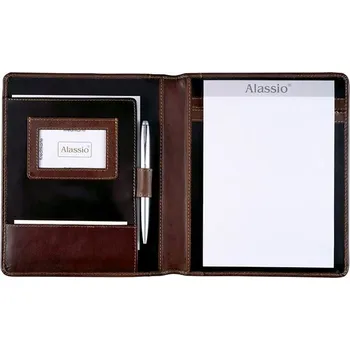 Alassio Konferenční desky A5 Monaco, hnědé, kůže