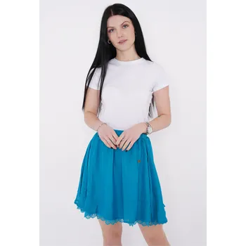 Dámská sukně Dámská sukně KIXMI JEWELY MODRÁ/ZELENÁ XS