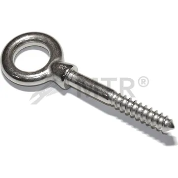 Vrut MTR Oko s vrutem a límcem nerez A2 Varianta: Oko s vrutem a límcem nerez A2 6x60mm nerez A2