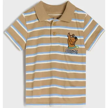 Chlapecká mikina Sinsay - Polo Scooby-Doo - hnědá - 807AC-84X - 807AC-84X-80