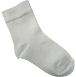 Dětské ponožky s lycrou bílé, Velikost: 11 - 12 (17 - 18), Barva: Růžová