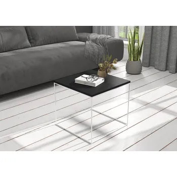 Konferenční stolek ADRK Konferenční stolek ELENA W-B 50, černá/bílá