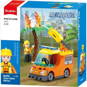 Stavebnice Sluban Sluban Metropolis M38-B1328B Záchranný vůz
