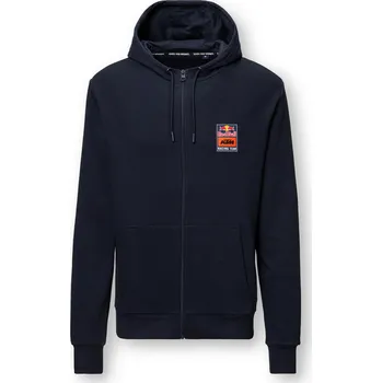 Pánská mikina Mikina KTM Logo Zip Hoodie Red Bull Racing velikost L