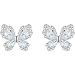 JAY Náušnice s ledově modrými krystaly ve tvarů motýlů JAY-9071-ZS56128 Modrá