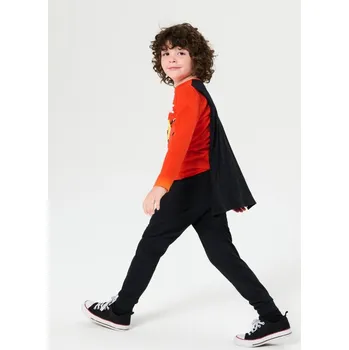 Chlapecké tričko Sinsay - Tričko s dlouhými rukávy SpongeBob SquarePants - červená - 034FC-33X - 034FC-33X-128