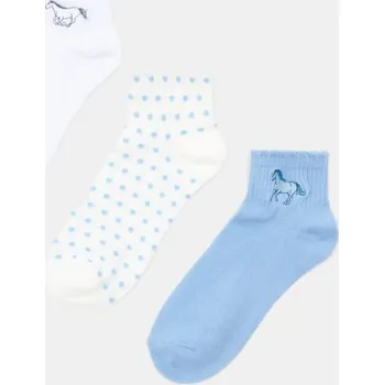 Dětská móda Sinsay - Ponožky 3 kusy - vícebarevná - 688FF-MLC - 688FF-MLC-R38