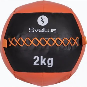 Medicinbal Sveltus Wall Ball 2 kg černá/červená