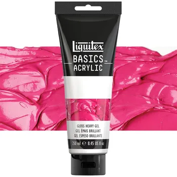 Vodová barva Strukturovací gel Liquitex Basic LESKLÝ - 250 ml