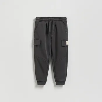 Reserved - Bavlněné kalhoty joggers - tmavě šedá - 155FI-90X - 155FI-90X-116