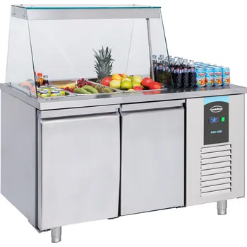 Gastrofans SALADETA 2DVÍŘKOVÁ 3x NÁDOBA 1/1GN