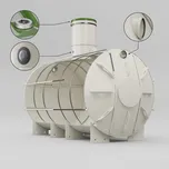 Sineko NAUTILUS 9 m³ HARD – odolná plastová samonosná jímka - žumpa