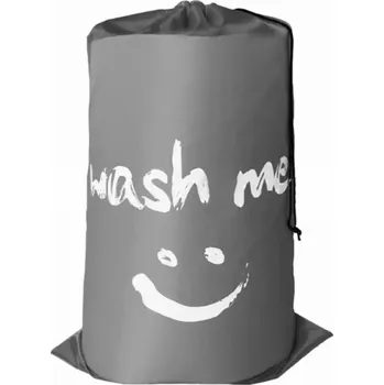 Nylonový sáček na oblečení 92 x 61 cm Cestovní vak se stahovací šňůrkou Průhledný úložný vak na prádlo Lehký skladný organizér na cesty