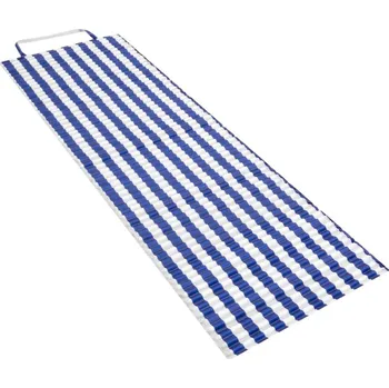 Zahradní lehátko Plážová podložka 180x60 cm SPRINGOS PM0020 modro-bílá