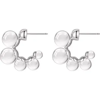 Náušnice JAY Stříbrné křišťálové náušnice DewDrop - kolekce Ranní rosa JAY-9242-ZS51305 Stříbrná