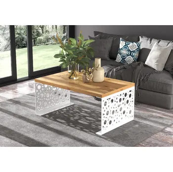 Konferenční stolek ADRK Konferenční stolek RINA W-A 100, dub artisan/bílá